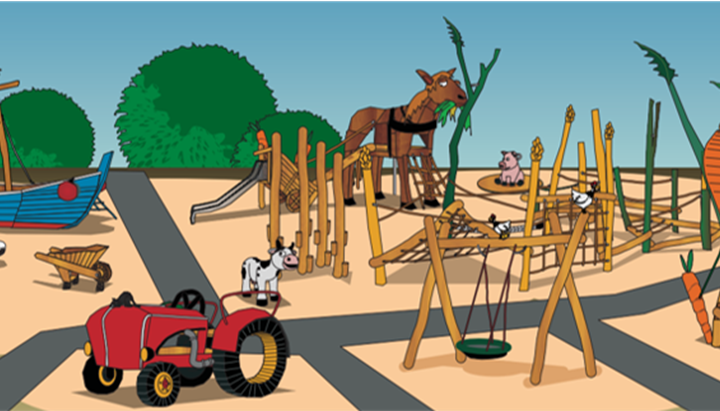 The playground "Farmyard"
