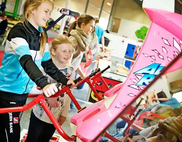 Børnefødselsdag i Bork Legeland i Vestjylland